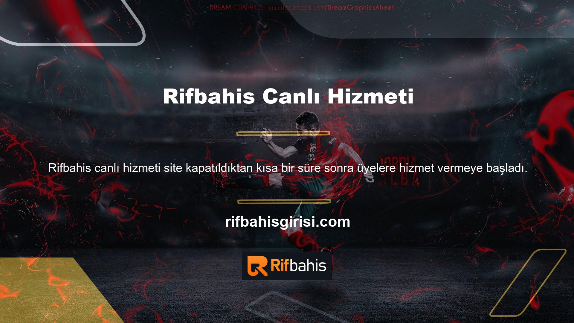 Rifbahis bunu nasıl başarıyor? Site kapatıldıktan sonra geçerli kalan güncel giriş adresi, sitenin faaliyetlerine kaldığı yerden devam ettiği adrestir